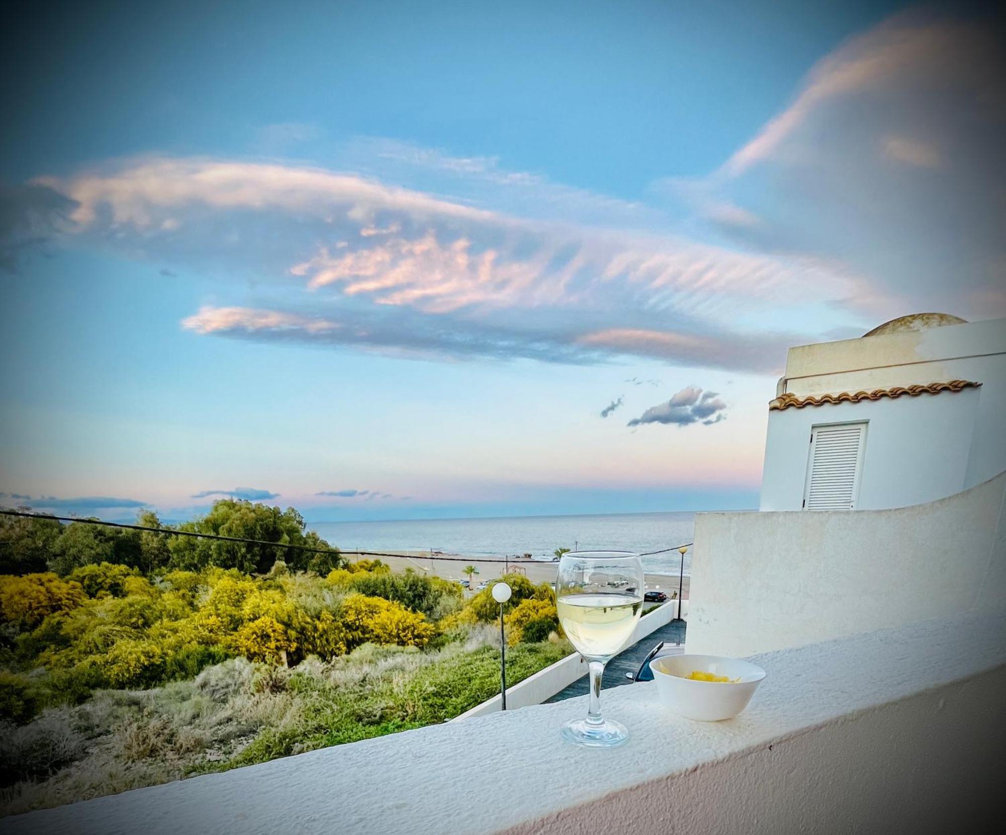 Mojacar Casa El Cantal Playa Con Vistas La Mar Exterior foto